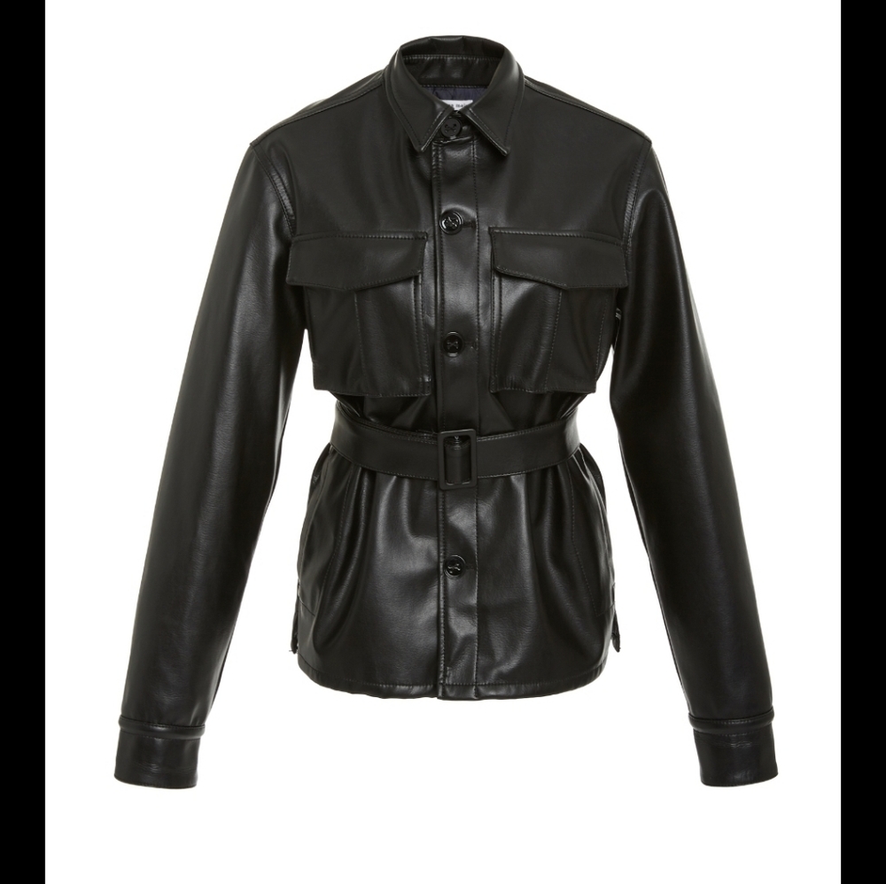 Tomas Maier BLACK LEATHER JACKET